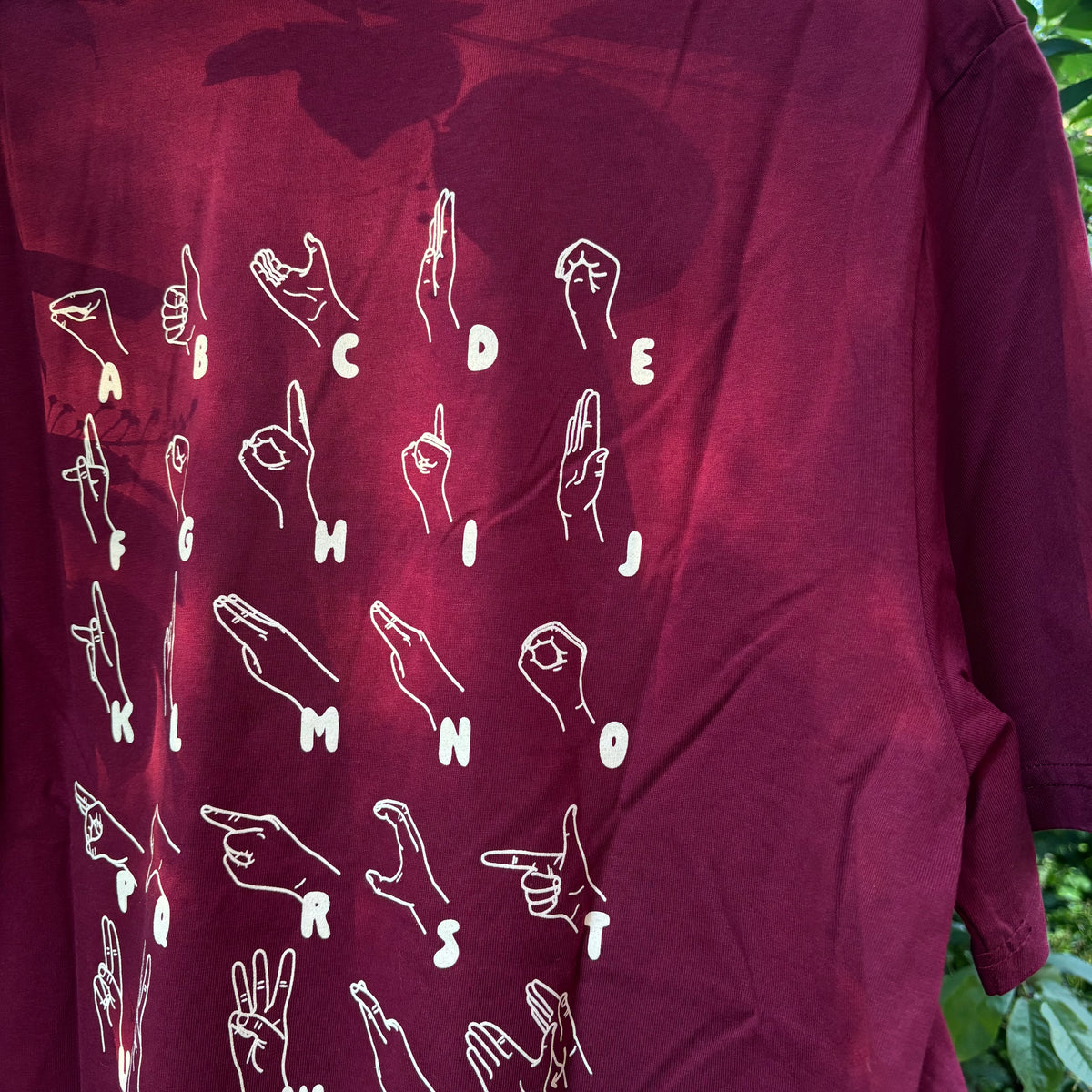 T-shirt UNISEX - Vinröd