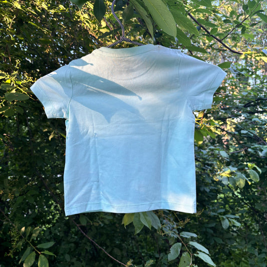 T-shirt BABY - Karibisk blå/Svart