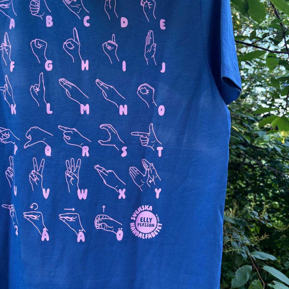T-shirt UNISEX - Blå/Rosa