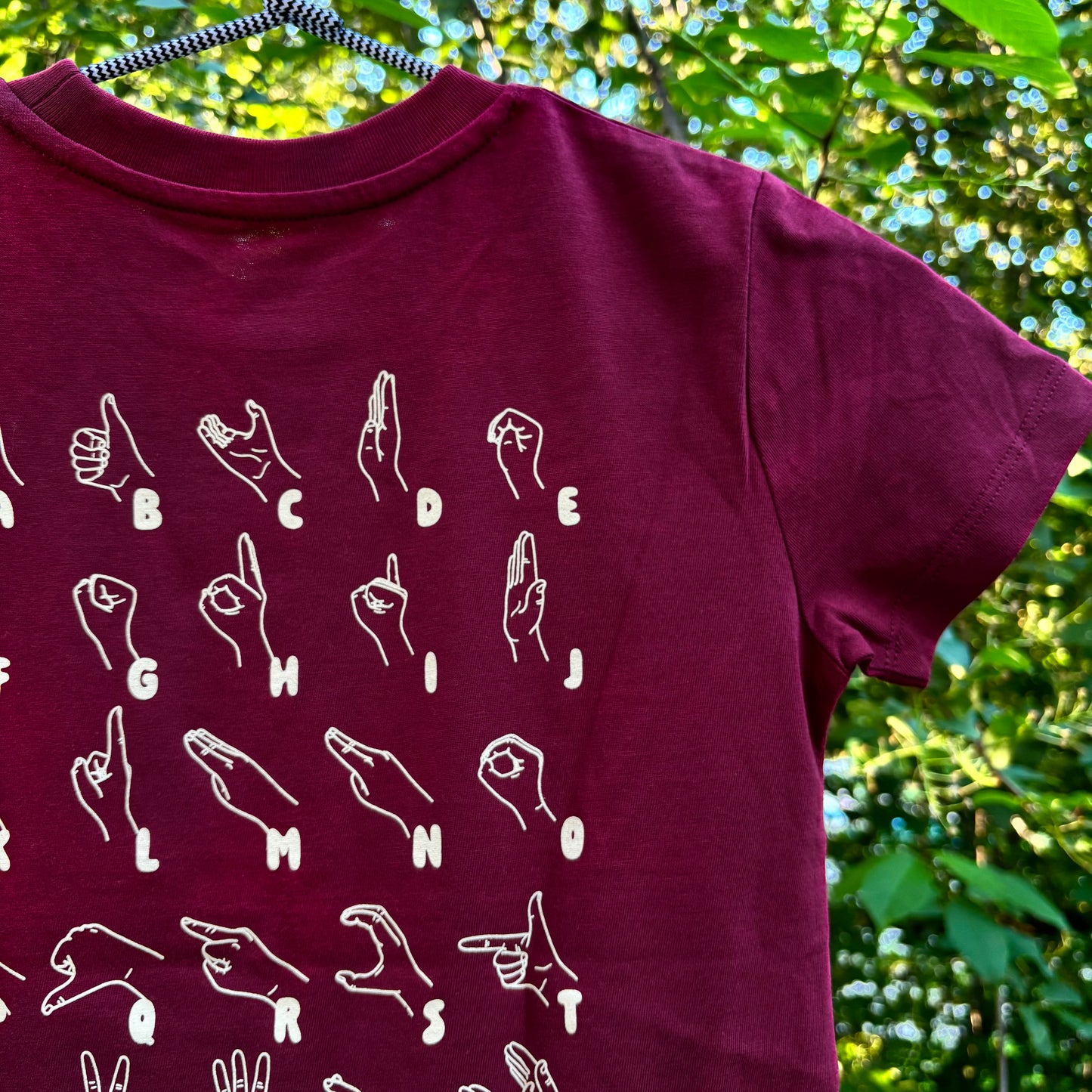 T-shirt BARN - Vinröd