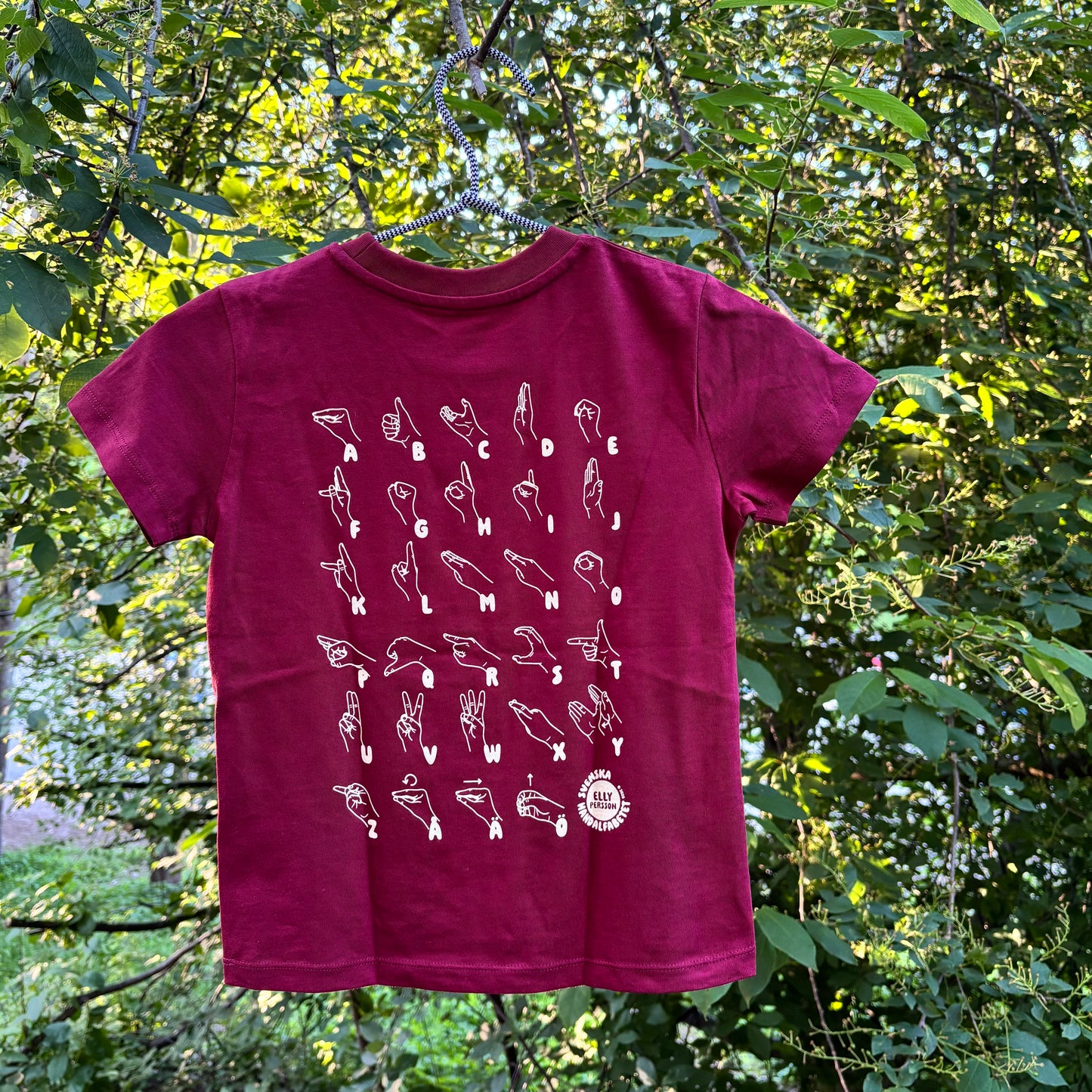 T-shirt BARN - Vinröd