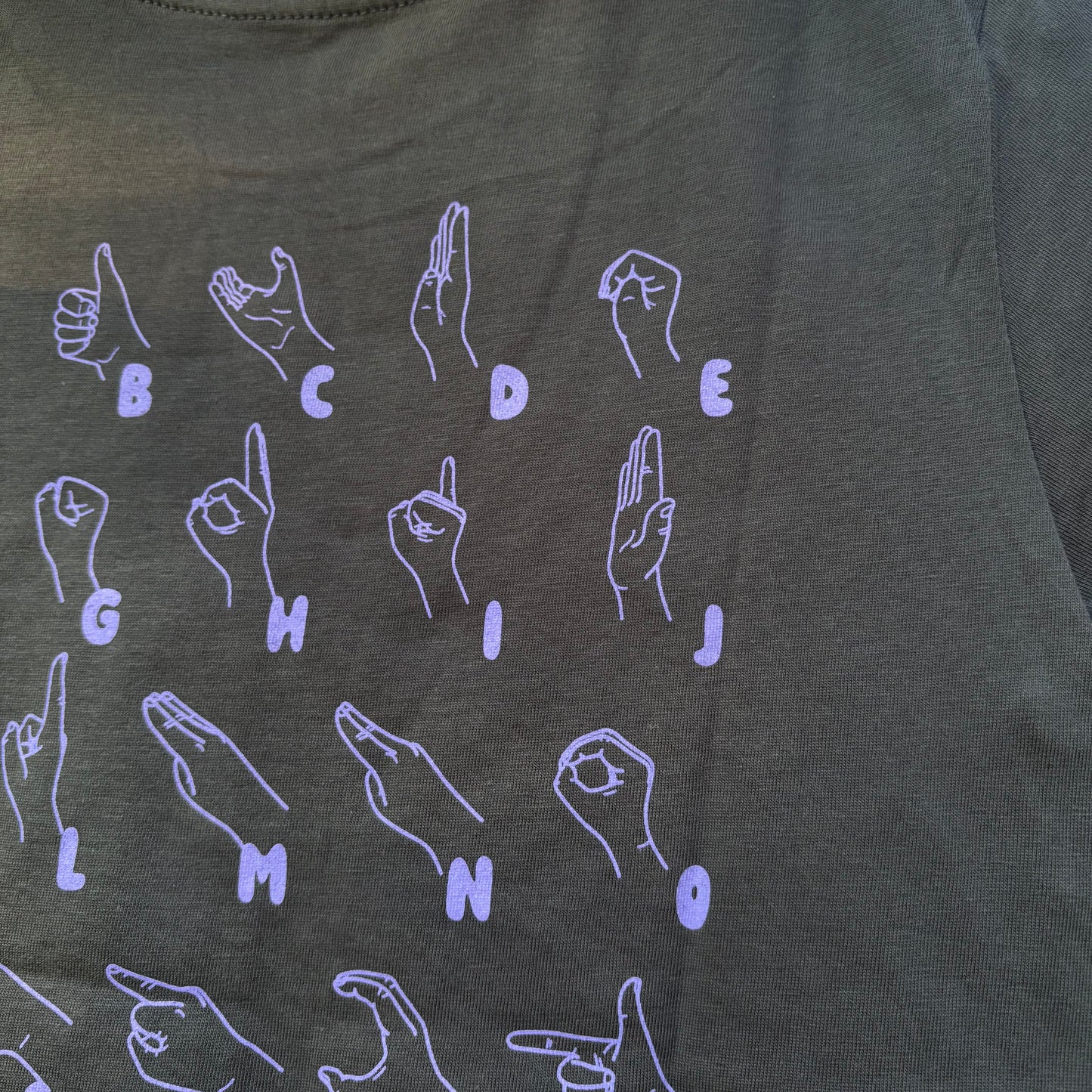 T-shirt BARN - Grå/Lila
